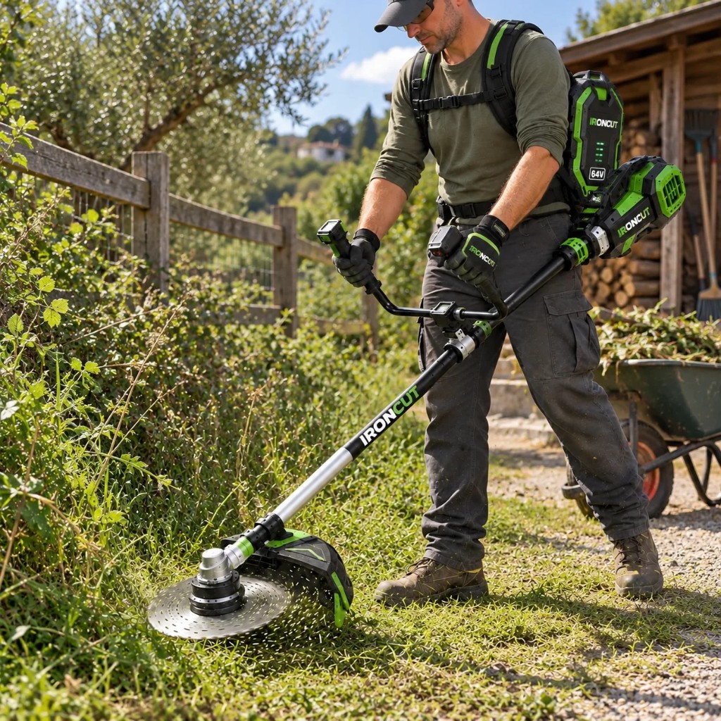 IRON max con batteria sulla schiena: le braccia guidano soltanto