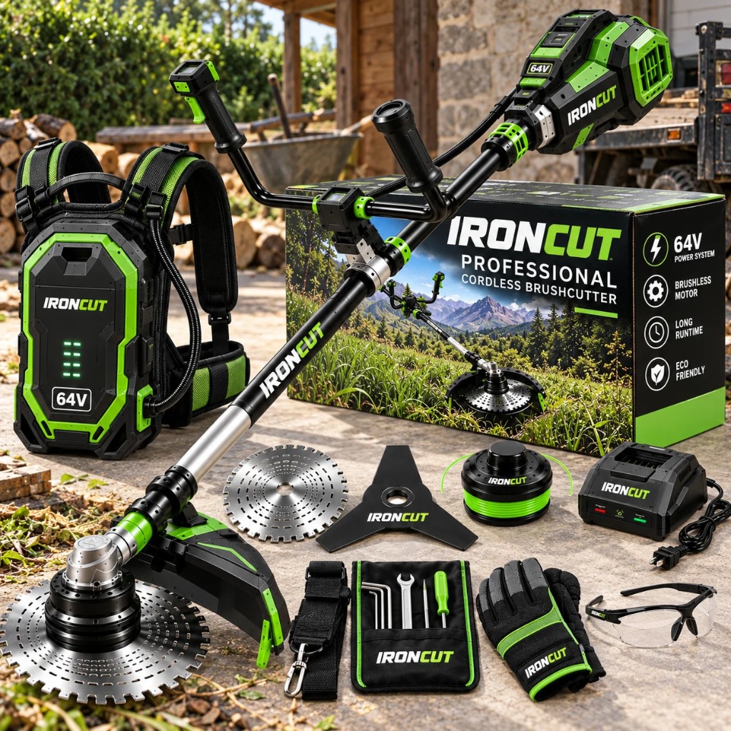 IRON max con distanziatore e asta regolabile per aiuole e bordi